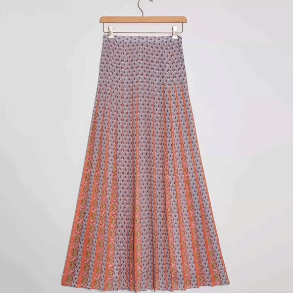 Anthropologie Nonie Pleated Maxi Skirt - Picture 5 of 9